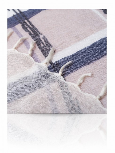 Палантин Женский W-ROSE.CHECKS/GREY
